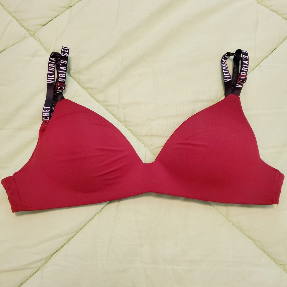 Victoria's Secret Red-Colored Bra 32A